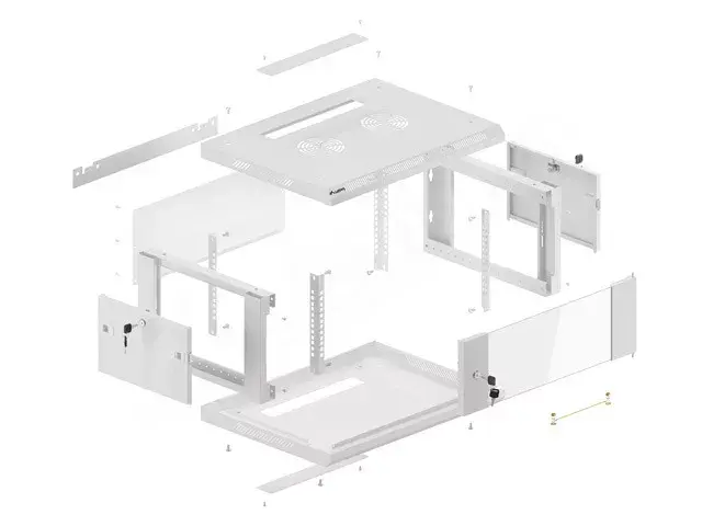Настенный шкаф Lanberg WF01-6404-10S Photo 7