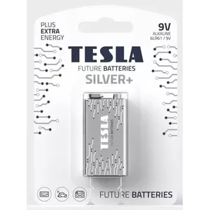 TESLA 9V Silver Alkaline Battery 580 mAh