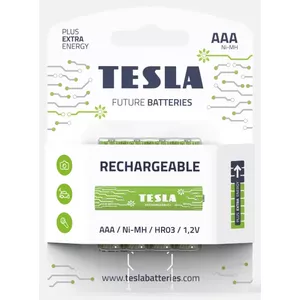Rechargeable AAA batteries TESLA pack of 4 — NiMH AAA rechargeable cells