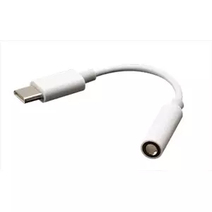 USB Type-C uz 3.5 mm austiņu ligzdas adapteris Akasa AK-CBCA27-10WH