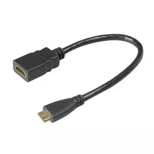 Akasa HDMI/Mini HDMI, 0.25 m HDMI cable HDMI Type A (Standard) HDMI Type C (Mini) Black