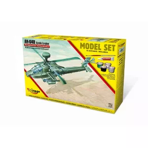 Toy construction set Mirage AH-64D Apache Longbow model set – scale model helicopter kit