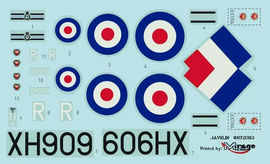 Model set Mirage Gloster Javelin F Mk9 Photo 2