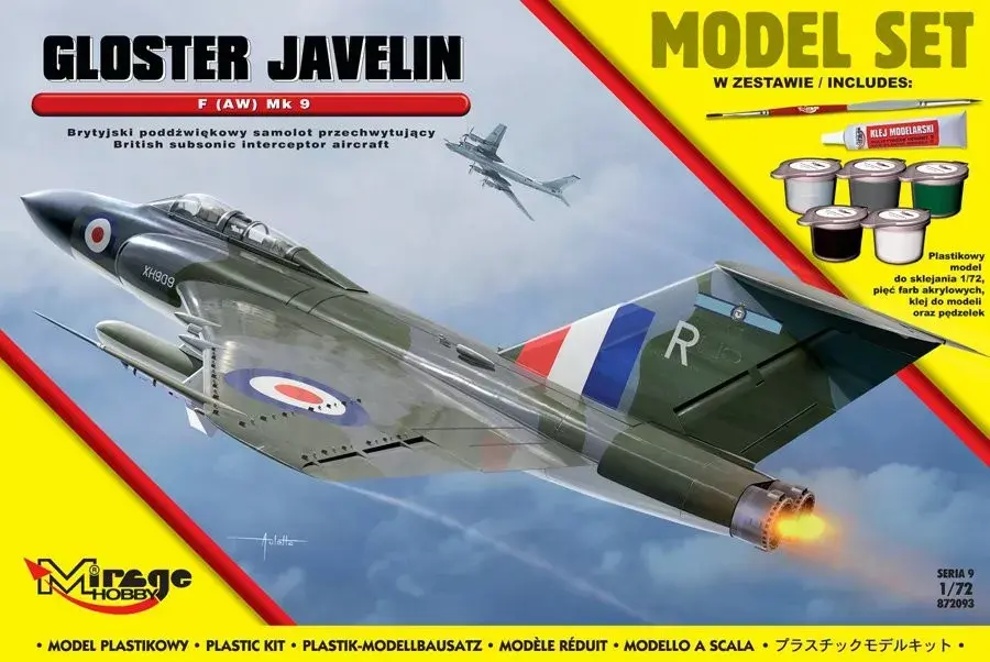 Model set Mirage Gloster Javelin F Mk9 Photo 3