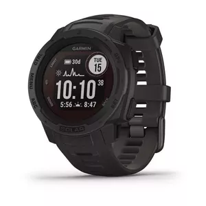 Garmin Instinct Solar 2,29 cm (0.9") MIP 45 mm Digitāls 128 x 128 pikseļi Grafīts GPS