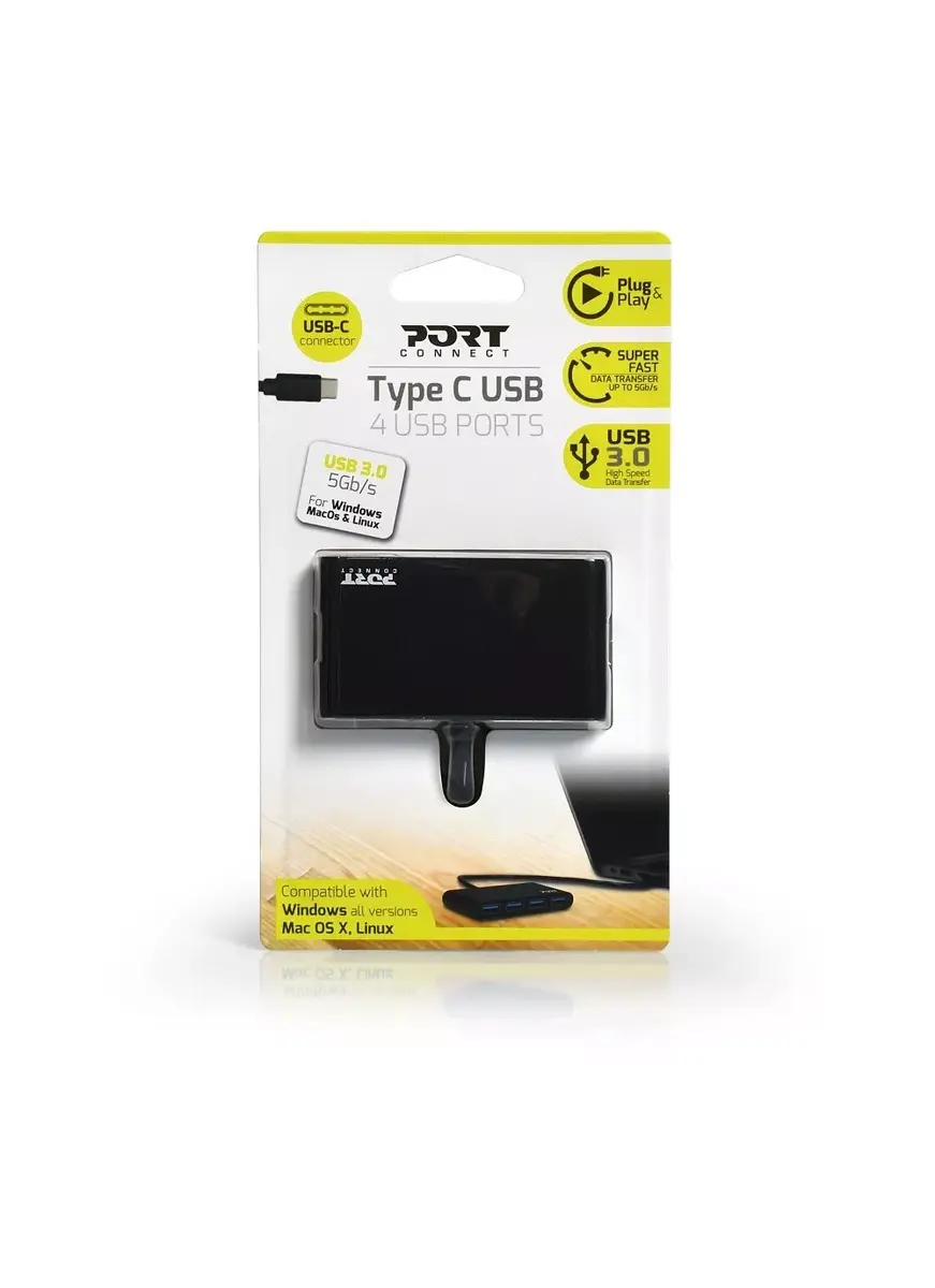 USB Хаб Port Designs 900123 Photo 3
