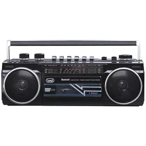 Portatīvais radio ierakstītājs Trevi RR 501 BT melns FM MW SW USB SD