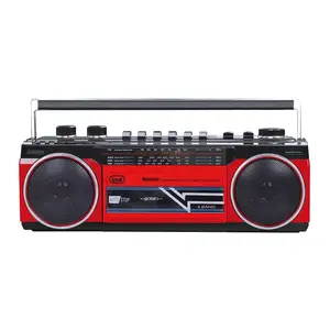 Pārnēsājams radioierakstītājs Trevi RR 501 BT — FM/MW/SW, USB/SD, kasete, D-baterijas/AC barošana, ārējā antena, 1.25 kg