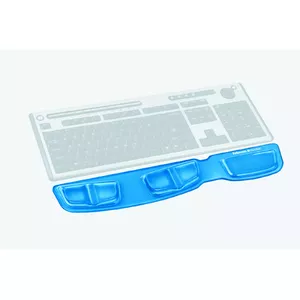 Wrist rest Fellowes 9183101, blue, 466×86×16 mm