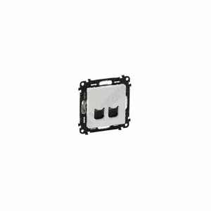 Двойная компьютерная розетка Legrand Valena Life 753149 RJ45 Cat.6A STP белая