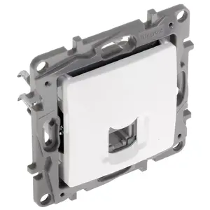 Telefonrozete Legrand Niloé 1‑vieta RJ11 balta