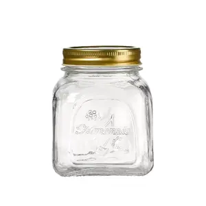Square Glass Transparent Ritzenhoff & Breker homemade 807554