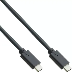 USB 3.2 Gen.2x2 Cable InLine 35701A 1m USB-C male/male black