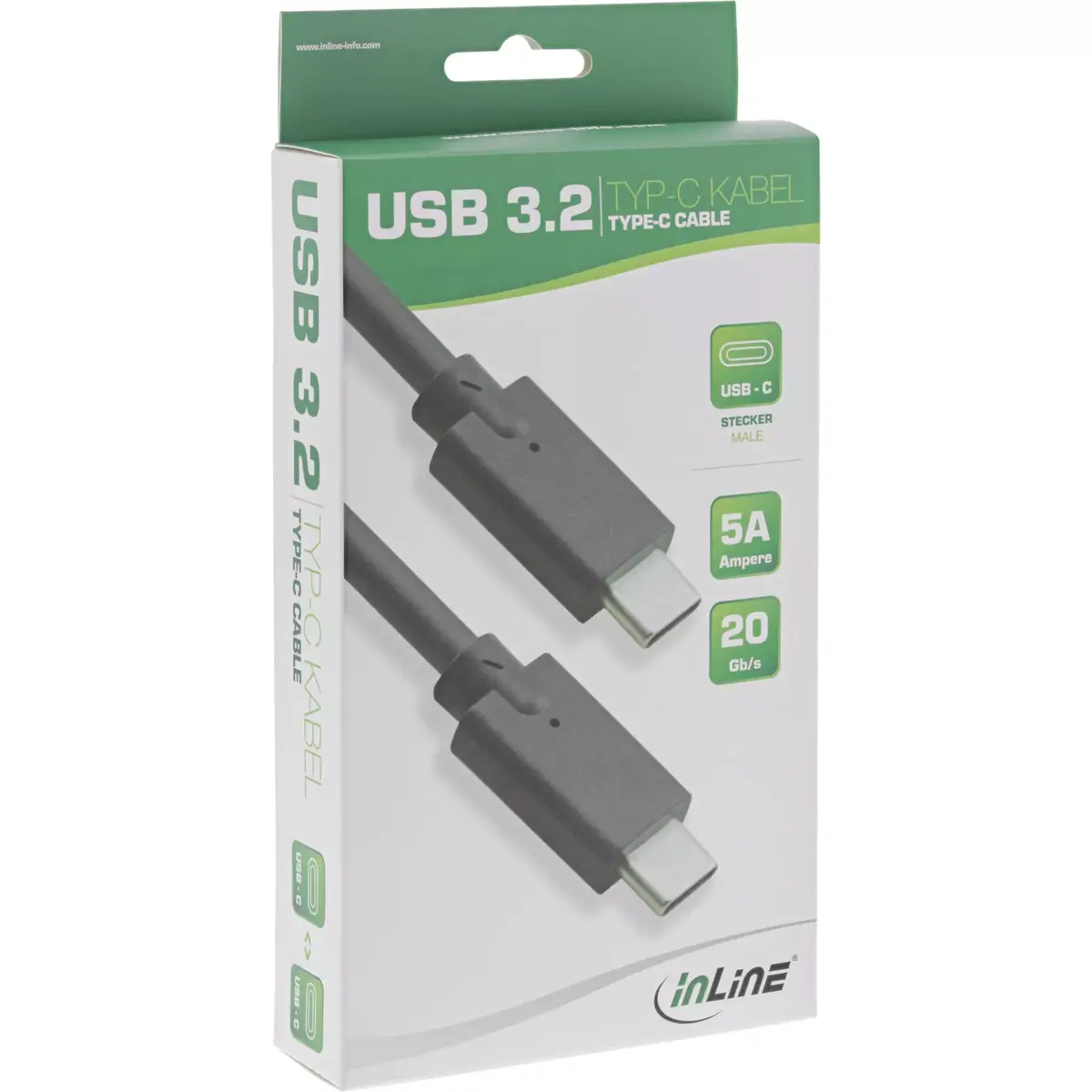 USB 3.2 Gen.2x2 Cable InLine 35706A Photo 2
