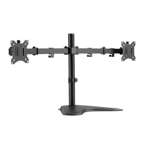 Кронштейн для мониторов LOGILINK BP0099 на 2 дисплея, до 81,3 см (32"), VESA 75×75–100×100, макс. 8 кг, чёрный