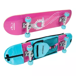 HUDORA 12172 skateboard complete Skateboard (classic) Wood Blue, Pink