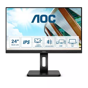 AOC P2 24P2C LED display 60,5 cm (23.8") 1920 x 1080 пикселей Full HD Черный