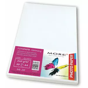 Fotopapīrs Harmony 210g/m2, glancēts, 1pp, tintes strūklas printeris