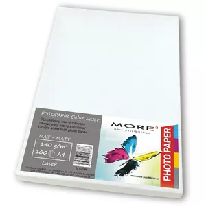Izlīdzināts krāsainais lāzera papīrs, 140 g/m2, matēts