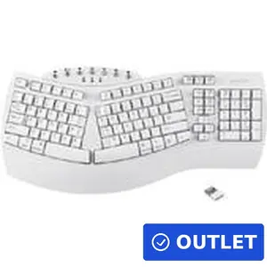 Keyboard Perixx 11615 RF Wireless + Bluetooth QWERTY