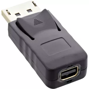 InLine 17196A kabeļu spraudņu pāreja DisplayPort male Mini DisplayPort Melns