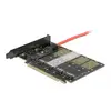 DeLOCK PCI Express x16 karte uz 5 x iekšējo M.2 Key B / SATA Photo 3