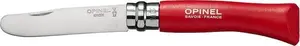 Pocket knife Opinel Camper/Scout — Opinel 254143, folding knife with wooden handle, Red