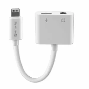 Cable Gender Changer 4smarts 468673 Lightning Lightning 3.5mm White