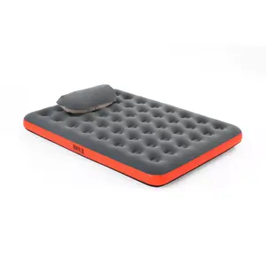 Inflatable single air mattress Bestway 67703 — 2030×1520×220 mm, black/red