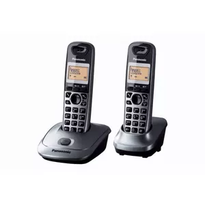 DECT-телефон Panasonic KX-TG2512 — 2 трубки, монохромный дисплей 1,4", аккумуляторы NiMH, телефонная книга на 50 записей