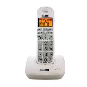 MaxCom MC6800 BB DECT telefons Zvanītāja ID Balts