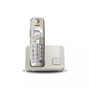 Panasonic KX-TGE210 DECT telephone Caller ID Champagne