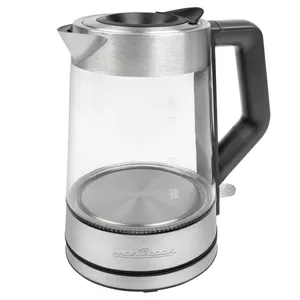 Electric kettle ProfiCook PC-WKS 1190 G 1.7 L 2200 W glass and stainless steel, 360° cordless