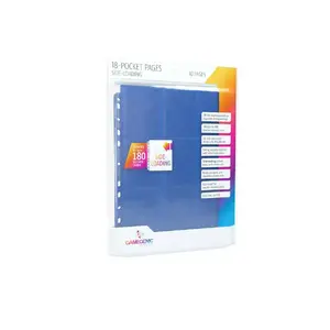 Card Sleeves Gamegenic 18-Pocket Pages Sideloading Blue by Gamegenic (18 pockets, sideloading)