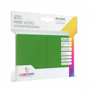 Карманные рукава Gamegenic Prime CCG 66×91 мм зелёные, 100 шт. – защитные сливы для карт