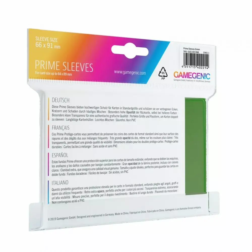 Gamegenic Prime CCG 66×91 mm zaļi Photo 2