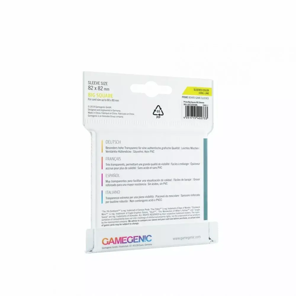Gamegenic Prime Big Square 82×82 mm vāciņi Photo 2