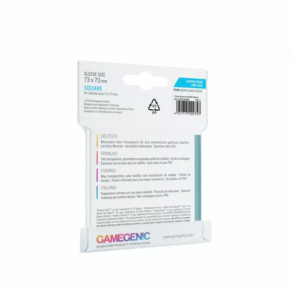 Gamegenic Prime Square 73×73 mm aizsargmaisiņi Photo 2
