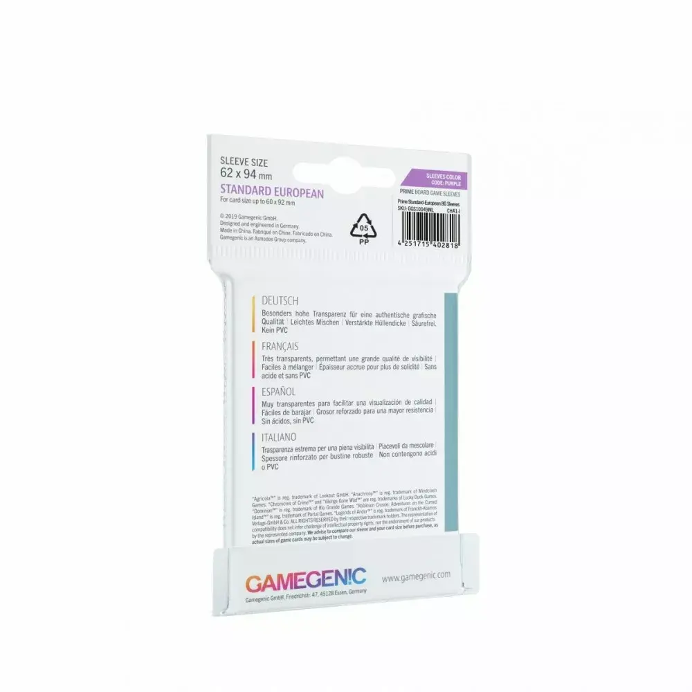 Gamegenic Prime Standard — слип для европейских карт Photo 2