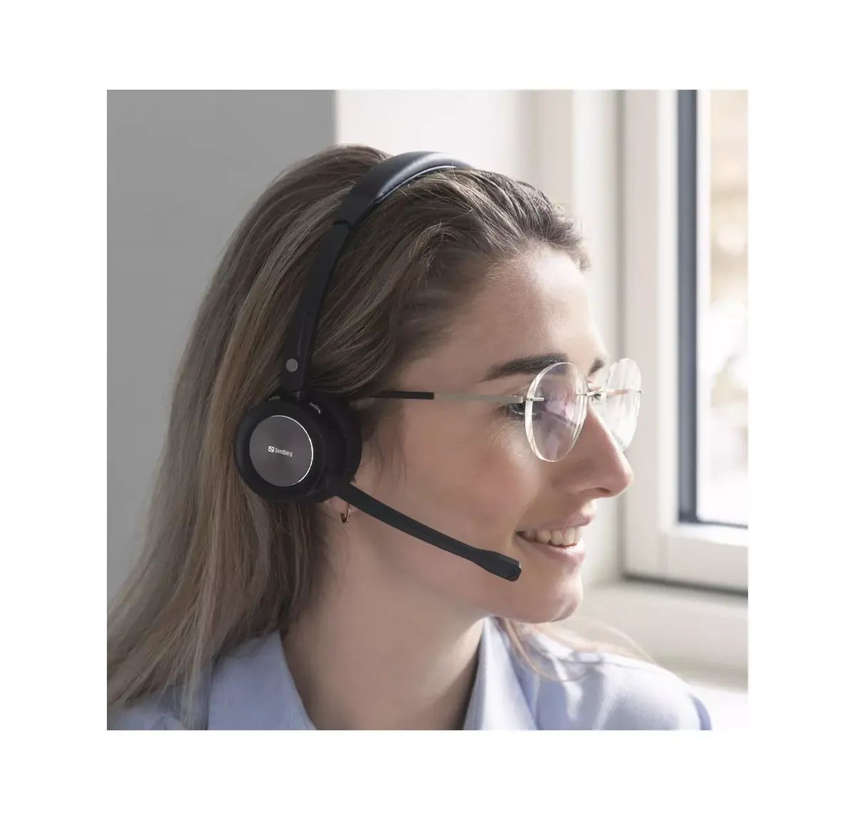 Austiņas Sandberg Wireless Office Headset Pro+ Photo 8