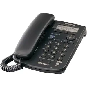 Аналоговый телефон Panasonic KX-TSC11 — черный, определитель номера, громкая связь, телефонная книга на 50