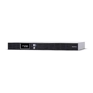 Rackmount Line-Interactive UPS CYBERPOWER OR1500ERM1U — 1.5 kVA / 900 W, 6× C13 kontaktligzdas, LCD, maināma VRLA baterija, 1U, sudraba