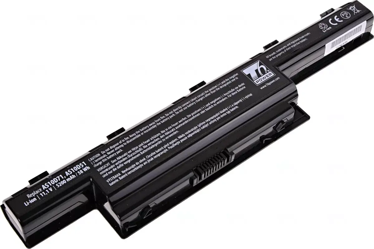 Akumulators t6 power priekš Acer Aspire 4741 5551 5741 5751 Photo 1