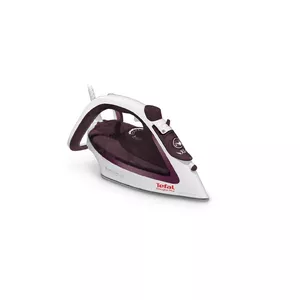 Tefal EasyGliss Plus FV5714 gludeklis Sausais un tvaika gludeklis Durilium gludināšanas virsma 2400 W Bordo, Balts