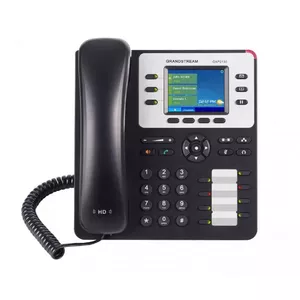 IP-телефон Grandstream GXP2130 v2 — настольный SIP на 3 линии, 2.8" TFT, гигабитный Ethernet, PoE, Bluetooth