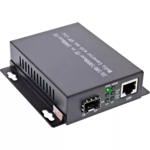 Медиа-конвертер InLine 10/100/1000Mb/s TP to SFP FO MM 550m