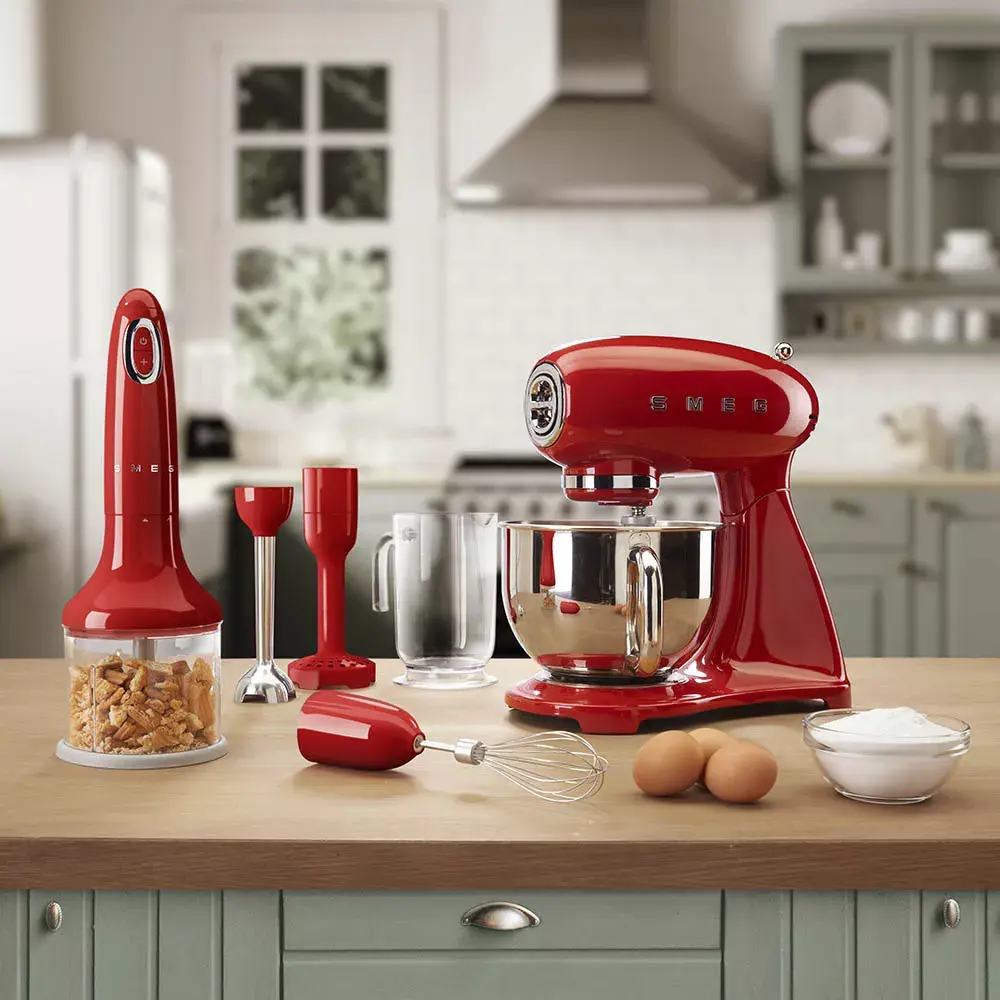 Smeg HBF02RDEU Immersion Blender Red Photo 8