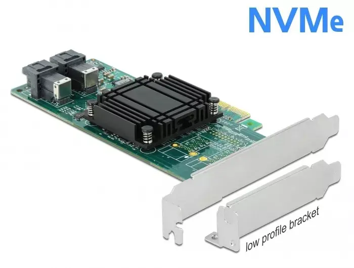 DeLOCK PCI Express x8 Card to 2 x internal SFF-8643 NVMe Photo 4