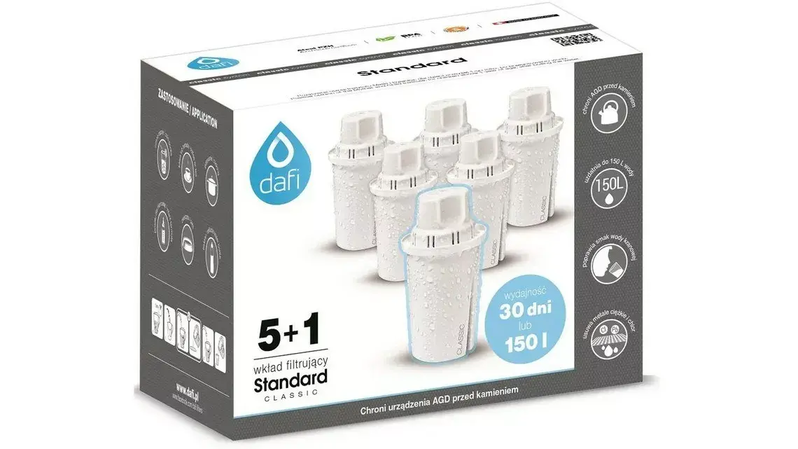 Ūdens filtra kanniņa Dafi Classic 5+1 — 2,5 l Photo 1