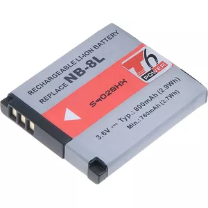 Rechargeable camera battery t6 power NB-8L, 700 mAh, black